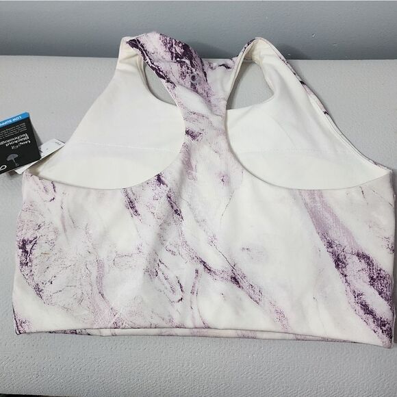 GapFit Blackout Low Support Sports Bra NWT Small A Few Marks In Fabric In Photos - Picture 2 of 11